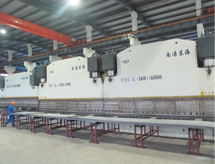 2xWE67K-1600/6000+WE67K-800/6000 CNC Press Brake in Tandem